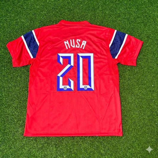 Norway National Team World Cup 2026 Antonio Nusa Home Football Soccer Kit Jersey