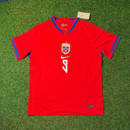 Norway National Team World Cup 2026 Erling Haaland Home Football Soccer Kit Jersey