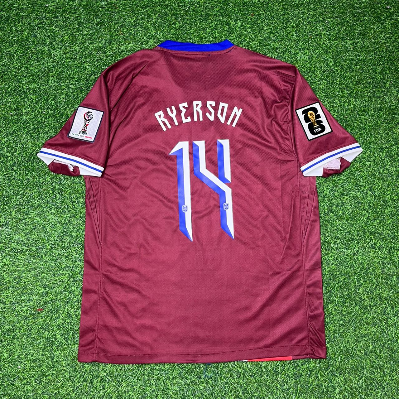 Norway National Team World Cup 2026 Julian Ryerson Red Football Soccer Kit Jersey