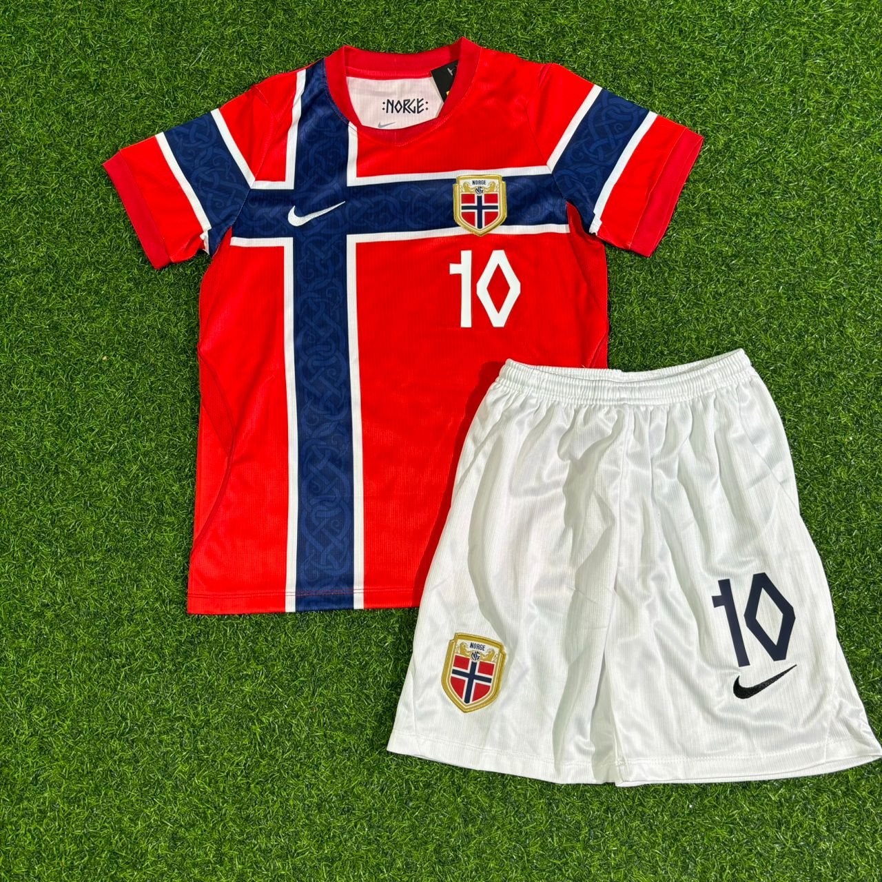 Norwegen Nationalmannschaft WM 2026 Martin Odegaard Kinder Fußball-Trikot