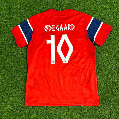 Norwegen Nationalmannschaft WM 2026 Martin Odegaard Kinder Fußball-Trikot