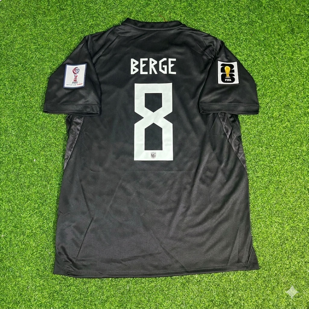 Norway National Team World Cup 2026 Sander Berge Away Black Football Soccer Kit Jersey