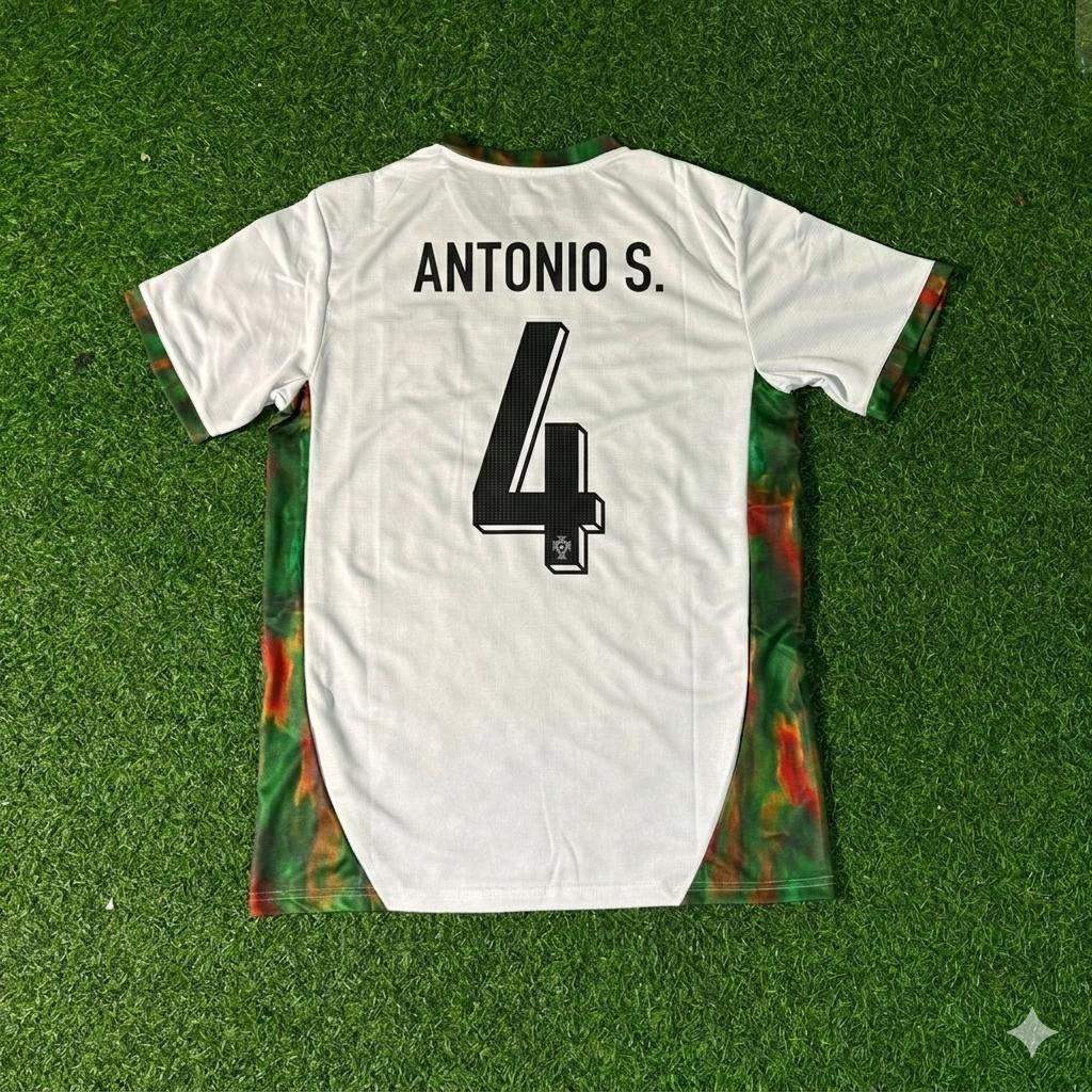 Portugal National Team World Cup 2026 Antonio Silva White Football Soccer Kit Jersey