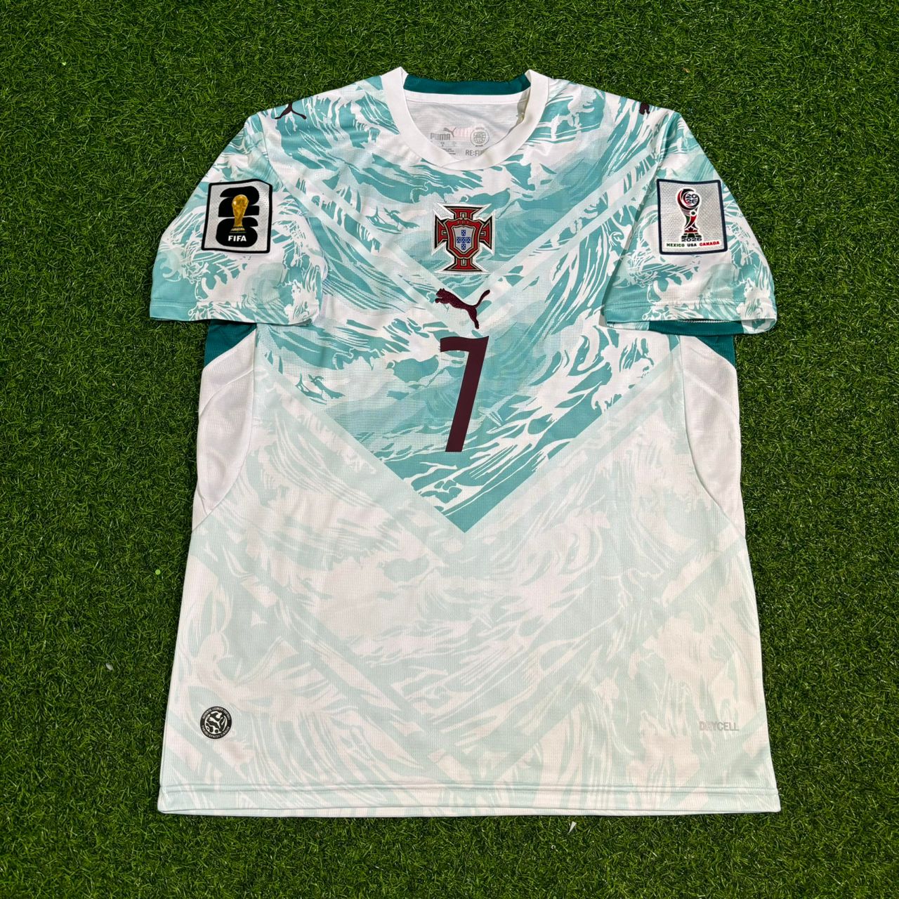 Portugal National Team World Cup 2026 Cristiano Ronaldo Away White Football Soccer Kit Jersey