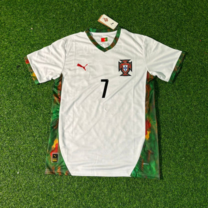 Portugal National Team World Cup 2026 Cristiano Ronaldo White Football Soccer Kit Jersey