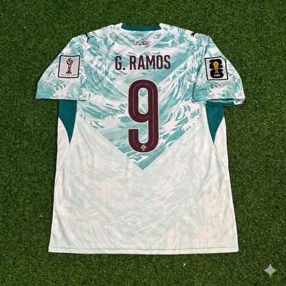Portugal National Team World Cup 2026 Gonçalo Ramos Away White Football Soccer Kit Jersey