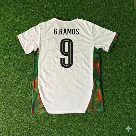 Portugal National Team World Cup 2026 Gonçalo Ramos White Football Soccer Kit Jersey