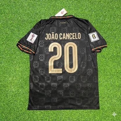 Portugal National Team World Cup 2026 João Cancelo Black Football Soccer Kit Jersey