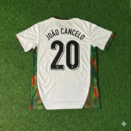 Portugal National Team World Cup 2026 Joao Cancelo White Football Soccer Kit Jersey