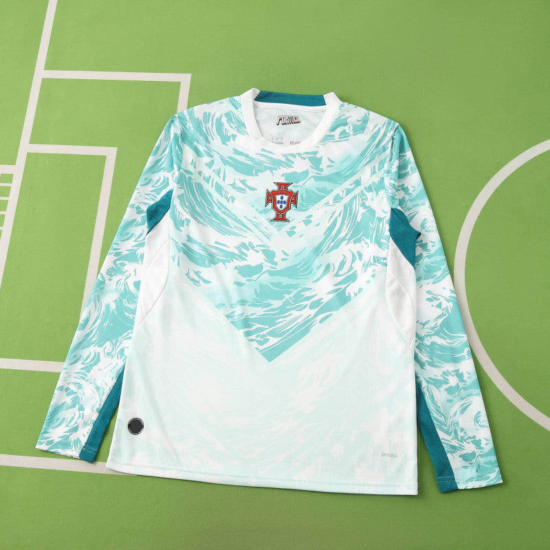 Portugal National Team World Cup 2026 Long Sleeve Away Football Soccer Kit Jersey