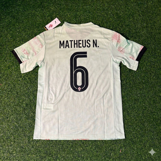 Portugal National Team World Cup 2026 Matheus Nunes Football Soccer Kit Jersey