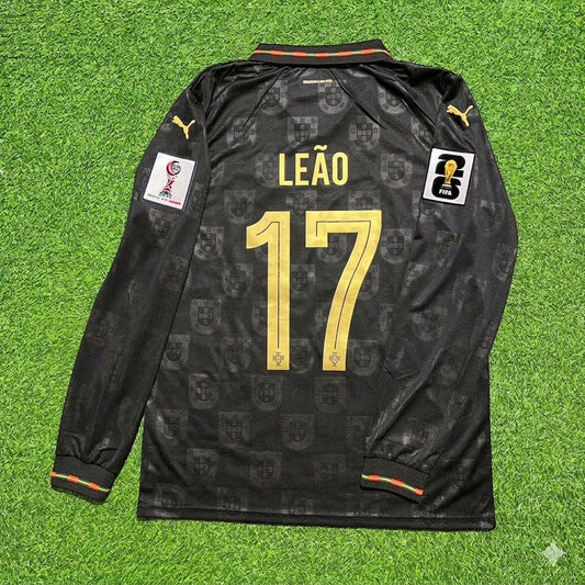 Portugal National Team World Cup 2026 Rafael Leão Long Sleeve Home Football Soccer Kit Jersey