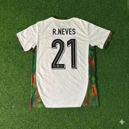 Portugal National Team World Cup 2026 Ruben Neves White Football Soccer Kit Jersey