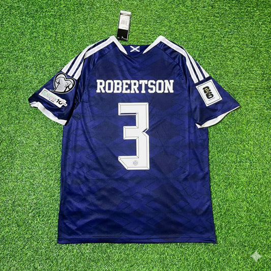 Scotland National Team World Cup 2026 Andrew Robertson Football Soccer Kit Jersey