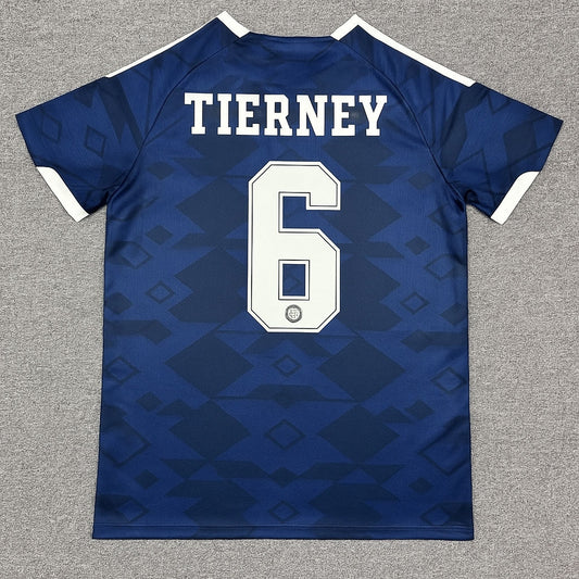 Scotland National Team World Cup 2026 Kieran Tierney Football Soccer Kit Jersey