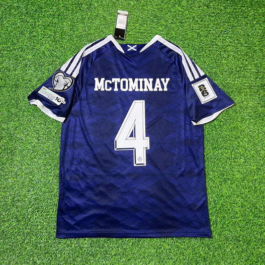 Scotland National Team World Cup 2026 Scott McTominay Football Soccer Kit Jersey