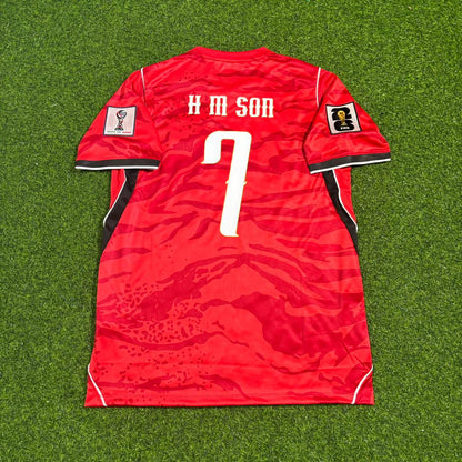 South Korea National Team World Cup 2026 Heung-Min Son Red Football Soccer Kit Jersey