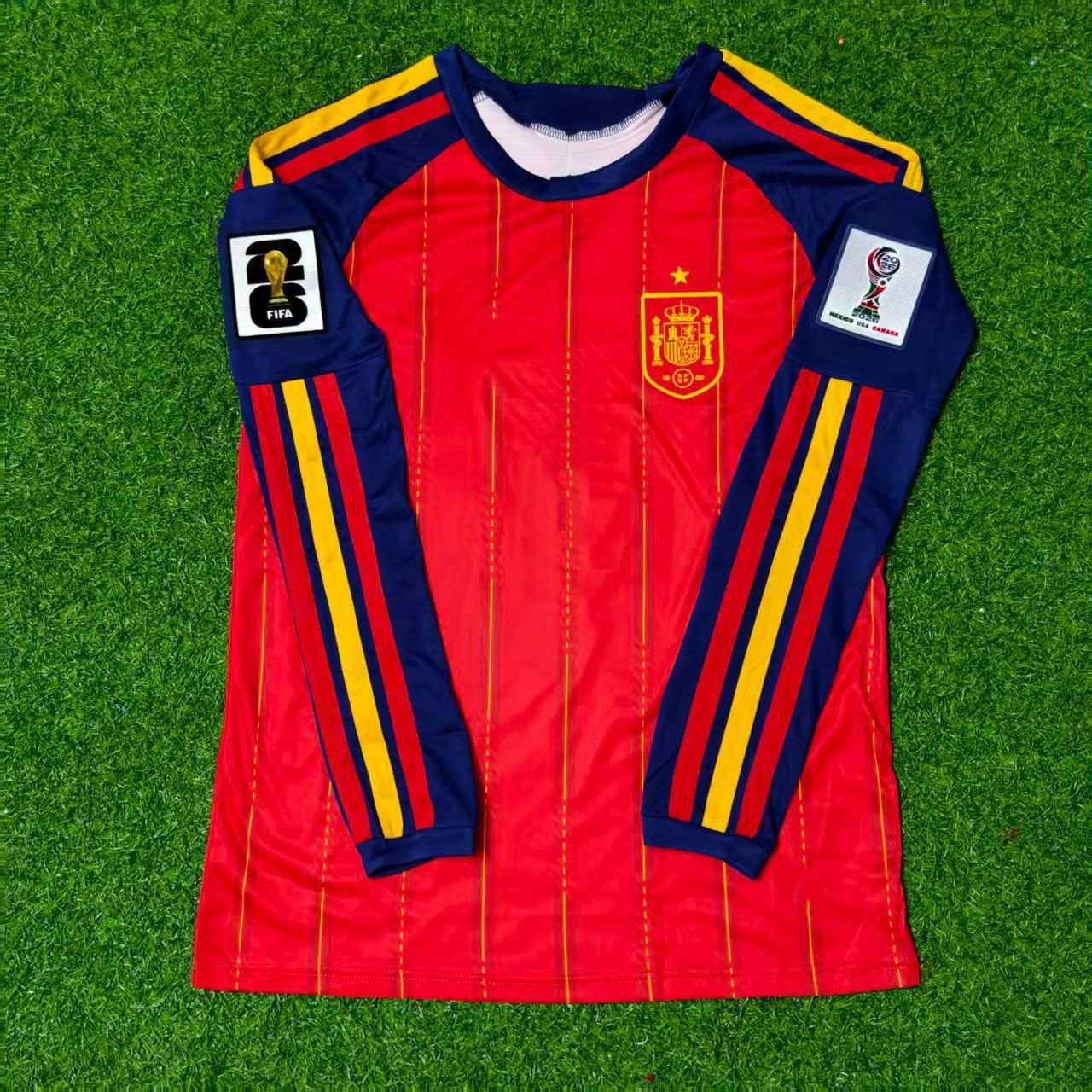Spain National Team World Cup 2026 Marc Cucurella Long Sleeve Home