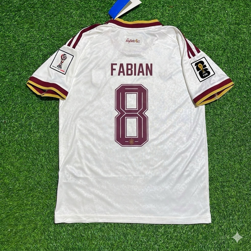 Spain National Team World Cup 2026 Fabián Ruiz Away Football Soccer Kit Jersey