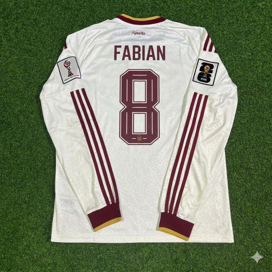 Spain National Team World Cup 2026 Fabián Ruiz Peña Long Sleeve Away Football Soccer Kit Jersey