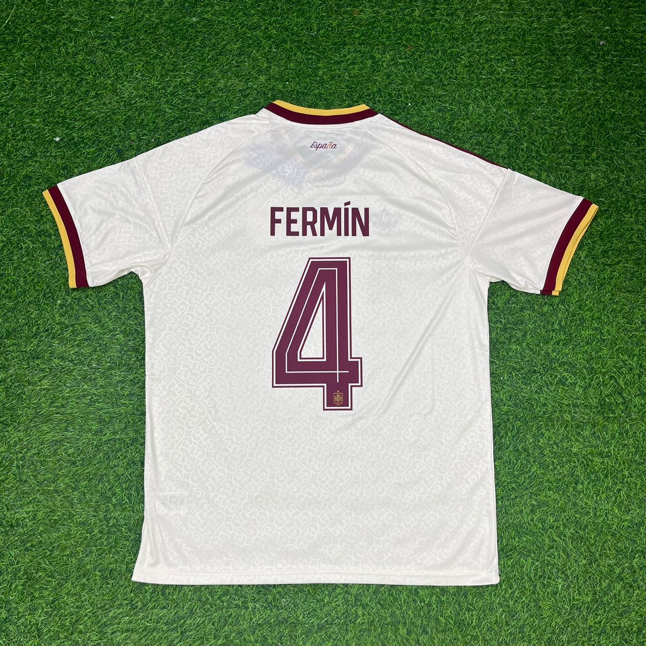 Spain National Team World Cup 2026 Fermín López Away Football Soccer Kit Jersey
