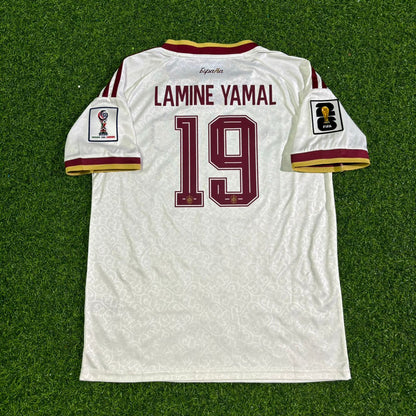 Spain National Team World Cup 2026 Lamine Yamal Away Football Soccer Kit Jersey