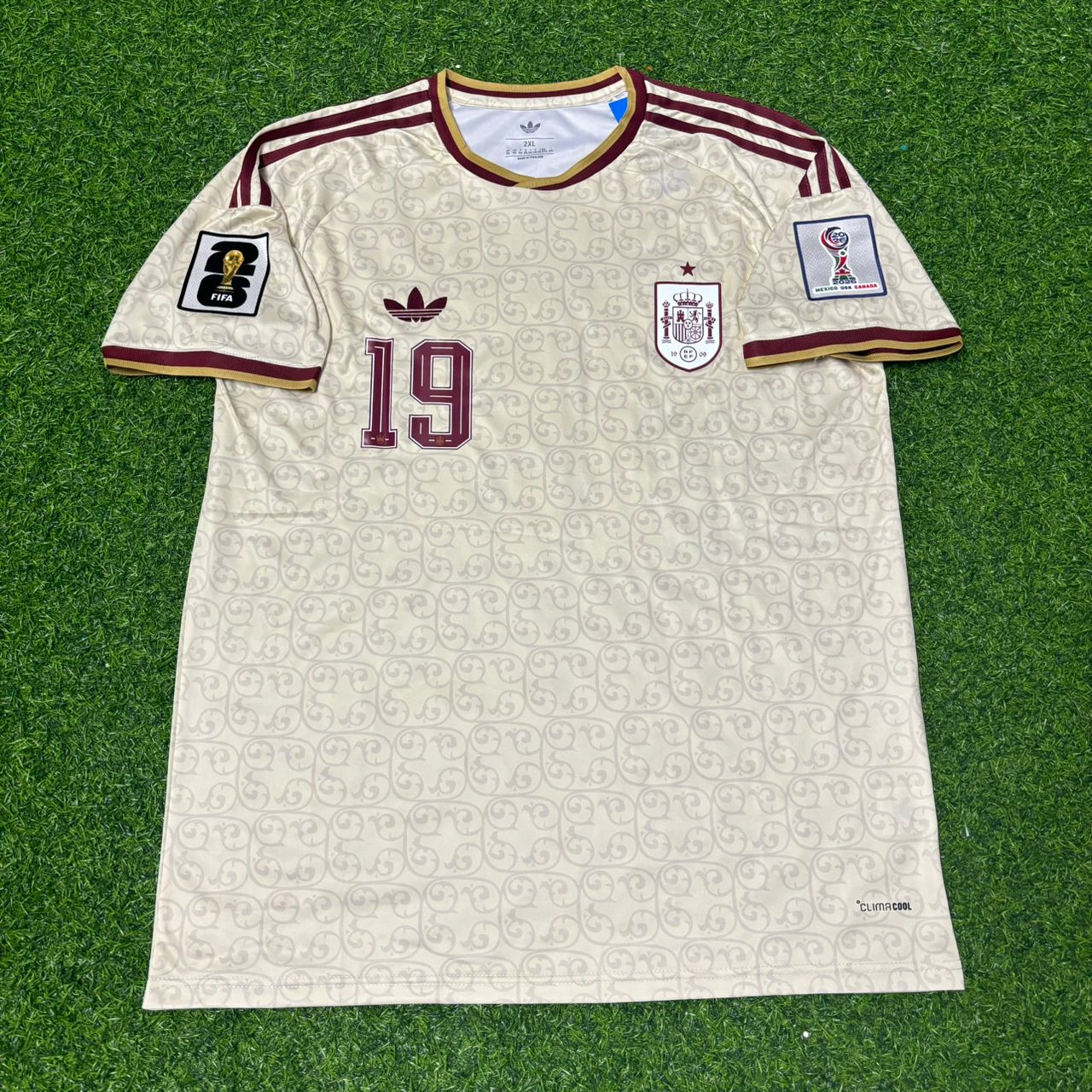 Spain National Team World Cup 2026 Lamine Yamal Away Football Soccer Kit Jersey