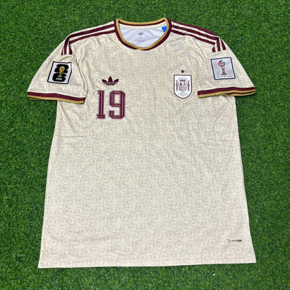 Spain National Team World Cup 2026 Lamine Yamal Away Football Soccer Kit Jersey