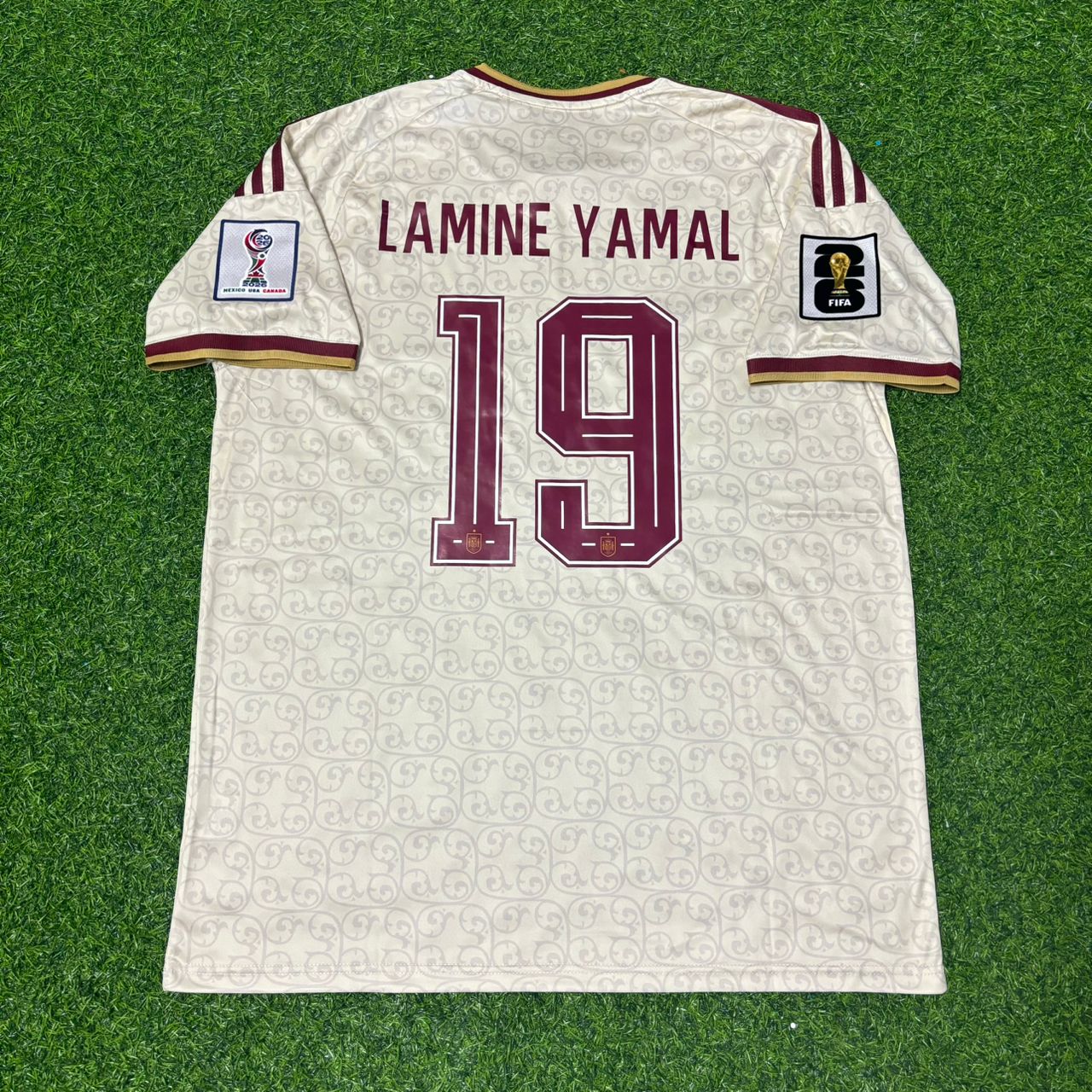 Spain National Team World Cup 2026 Lamine Yamal Away Football Soccer Kit Jersey