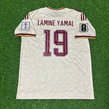 Spain National Team World Cup 2026 Lamine Yamal Away Football Soccer Kit Jersey