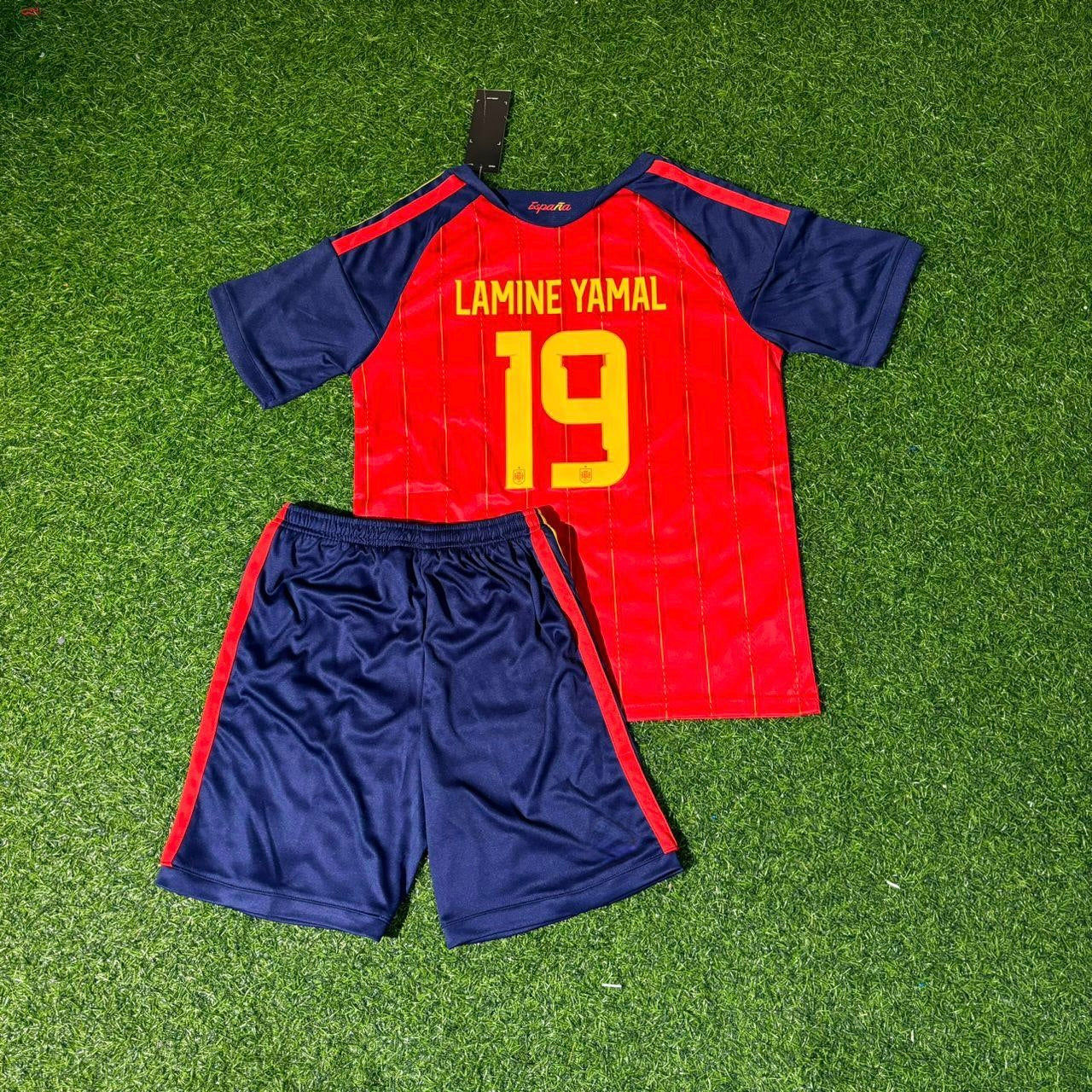 Spain National Team World Cup 2026 Lamine Yamal Children Football Soccer Kit Jersey