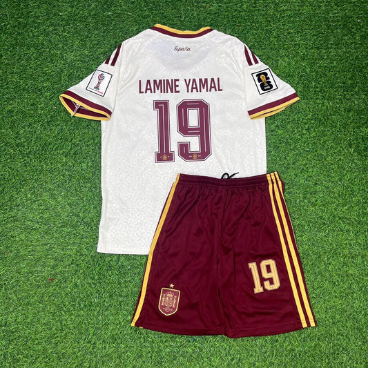 Spain National Team World Cup 2026 Lamine Yamal Children Football Soccer Kit Jersey