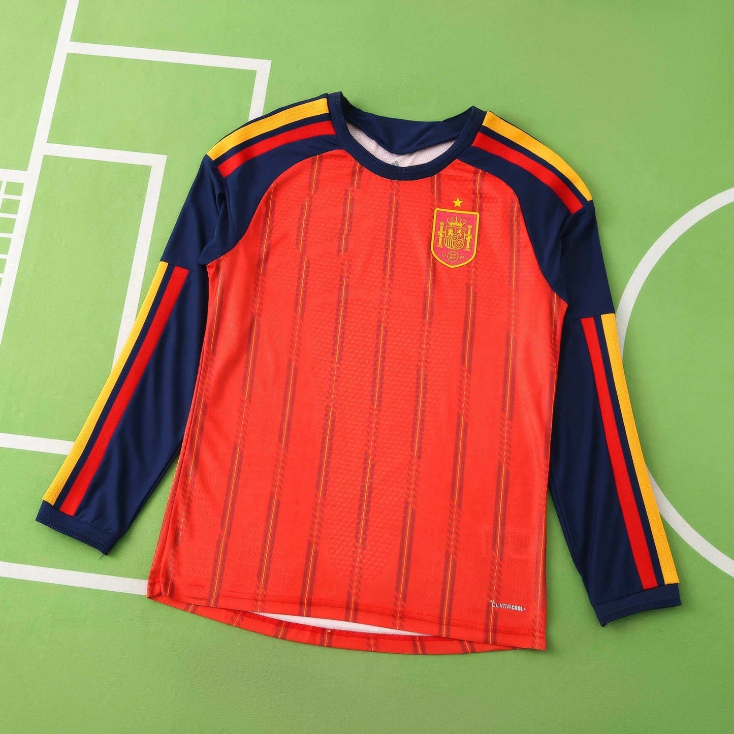 Spain National Team World Cup 2026 Long Sleeve Home Football Soccer Kit Jersey