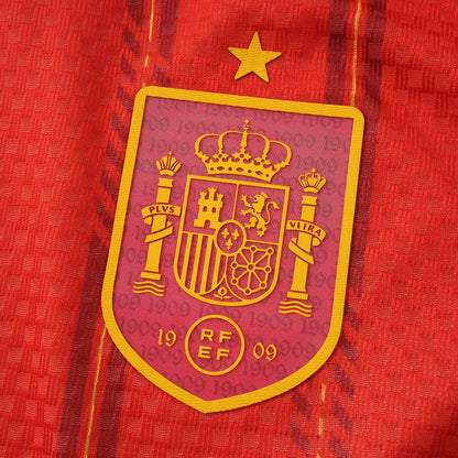Spain National Team World Cup 2026 Long Sleeve Home Football Soccer Kit Jersey