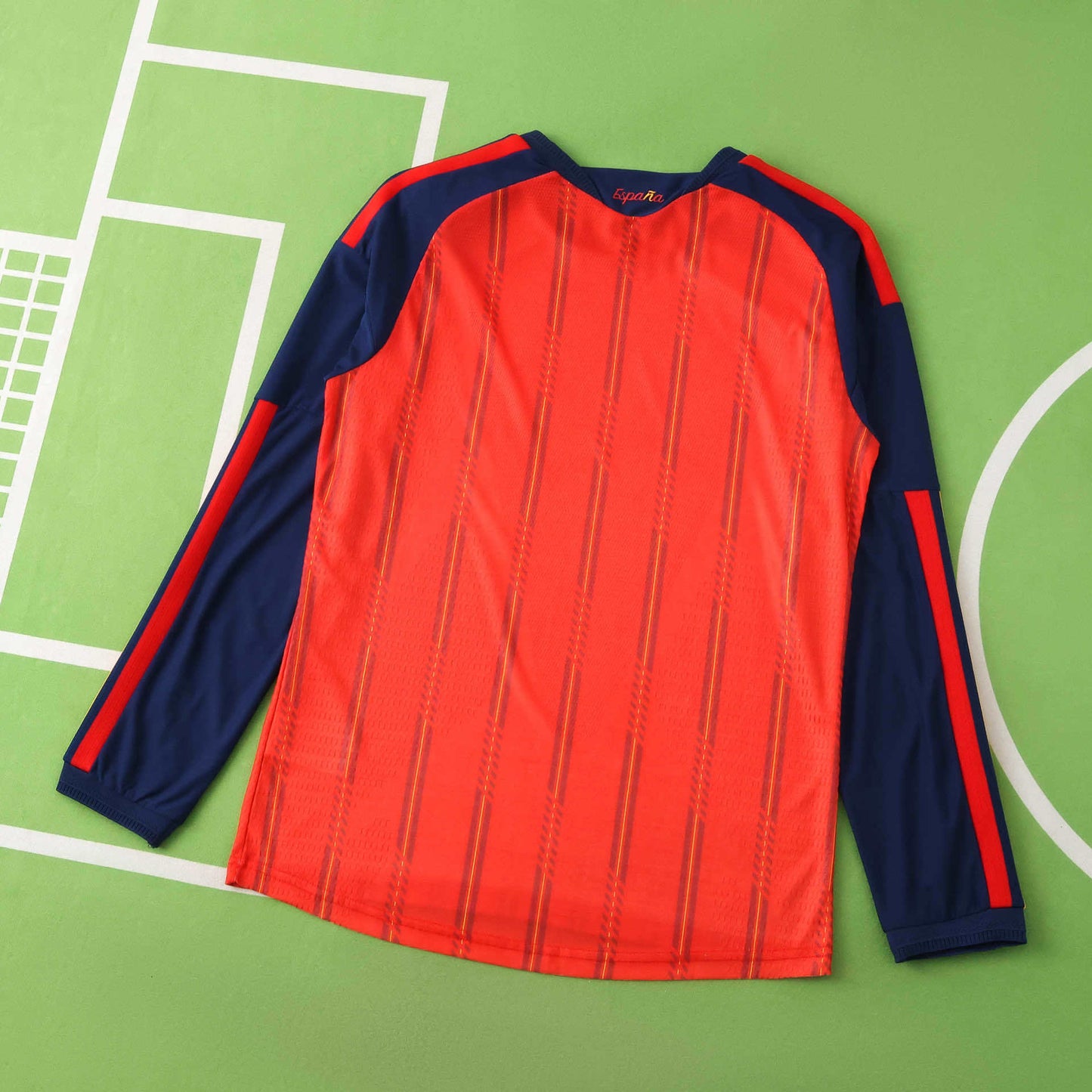 Spain National Team World Cup 2026 Long Sleeve Home Football Soccer Kit Jersey