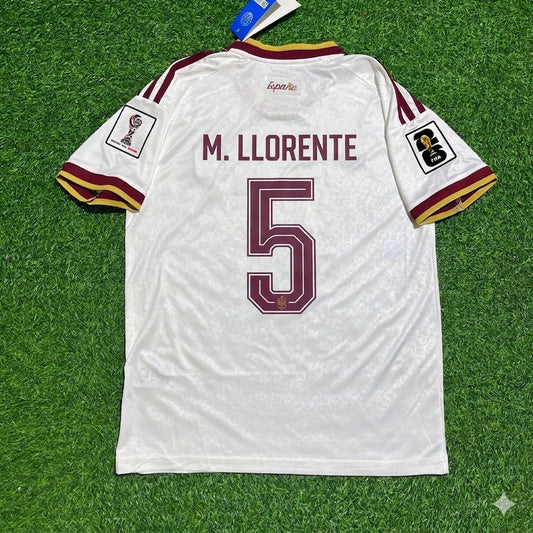 Spain National Team World Cup 2026 Marcos Llorente Away Football Soccer Kit Jersey