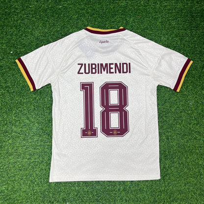 Spain National Team World Cup 2026 Martin Zubimendi Away Football Soccer Kit Jersey