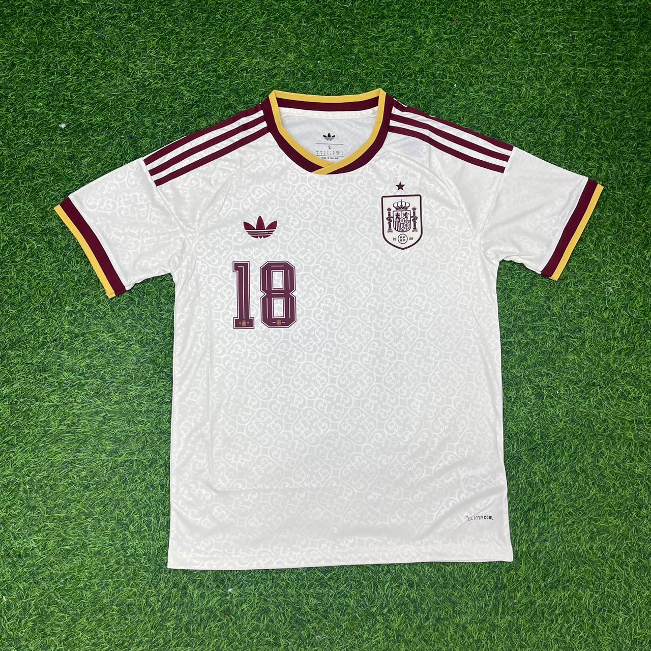 Spain National Team World Cup 2026 Martin Zubimendi Away Football Soccer Kit Jersey