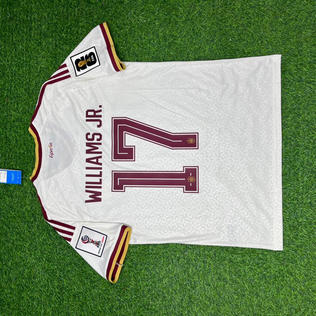 Spain National Team World Cup 2026 Nico Williams Away Football Soccer Kit Jersey