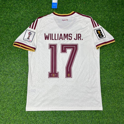 Spain National Team World Cup 2026 Nico Williams Away Football Soccer Kit Jersey