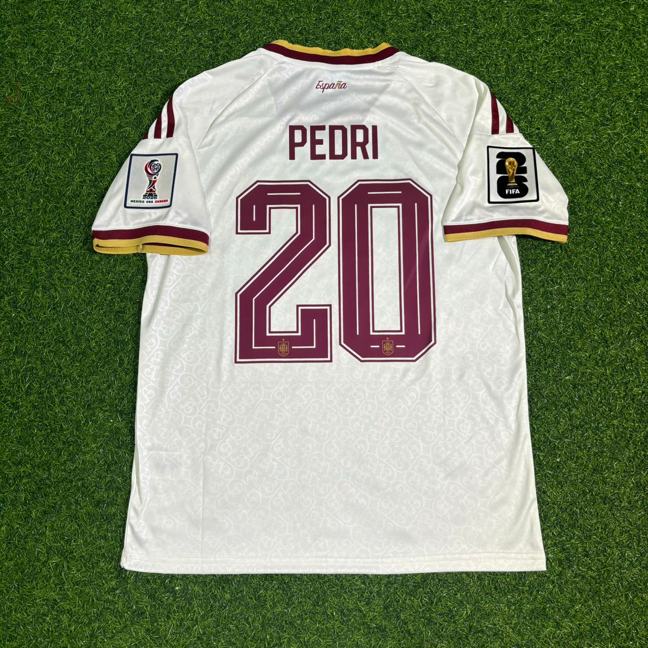 Spain National Team World Cup 2026 Pedri Away Football Soccer Kit Jersey