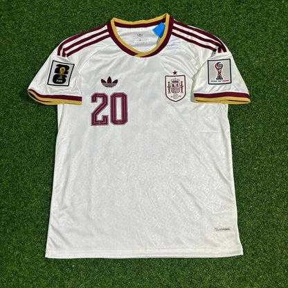 Spain National Team World Cup 2026 Pedri Away Football Soccer Kit Jersey