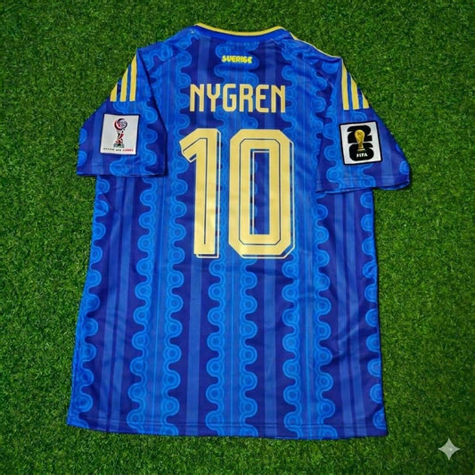 Sweden National Team World Cup 2026 Benjamin Nygren Football Soccer Kit Jersey