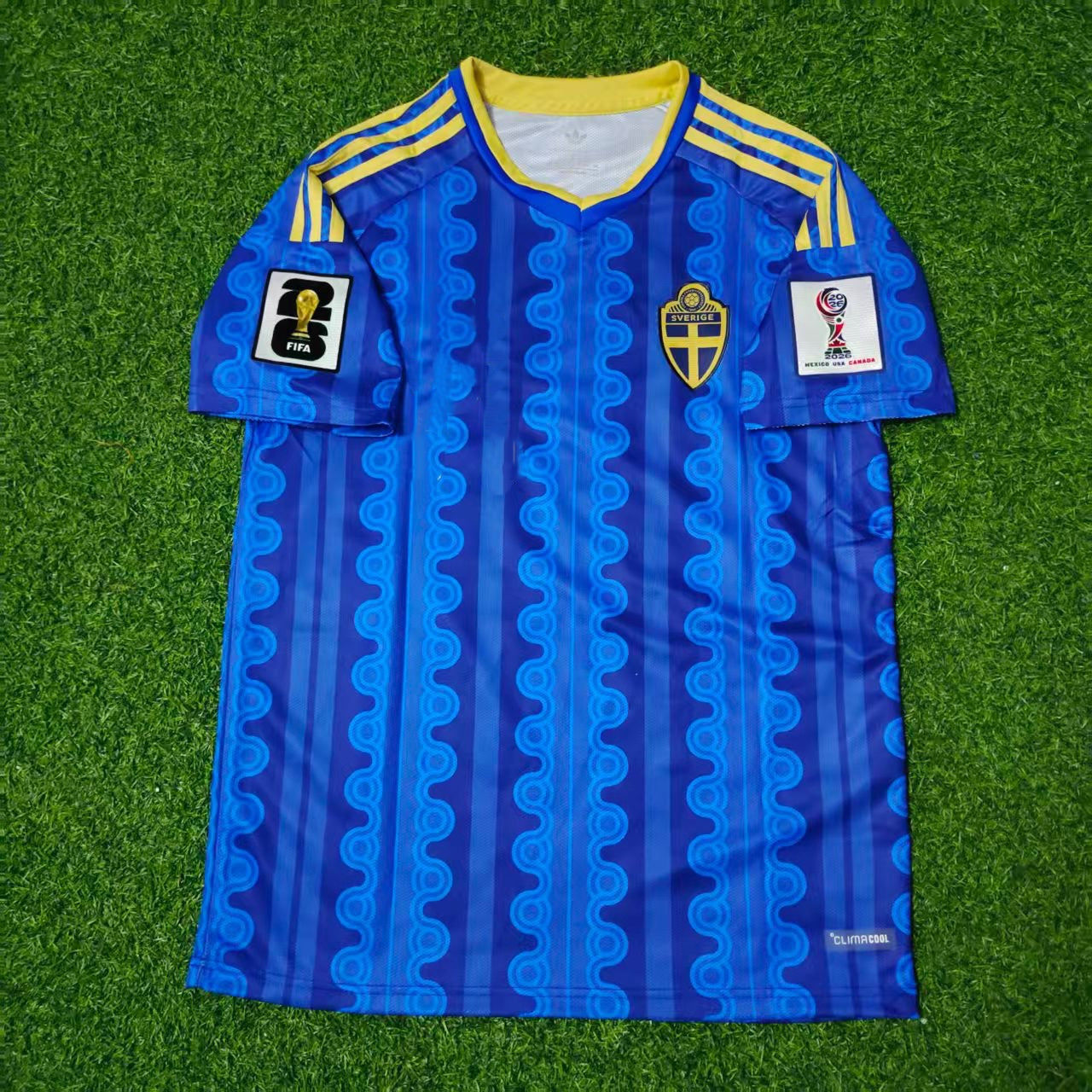 Sweden National Team World Cup 2026 Lucas Bergvall Football Soccer Kit Jersey