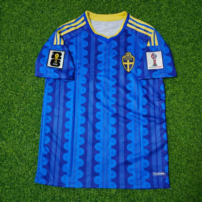 Sweden National Team World Cup 2026 Lucas Bergvall Football Soccer Kit Jersey
