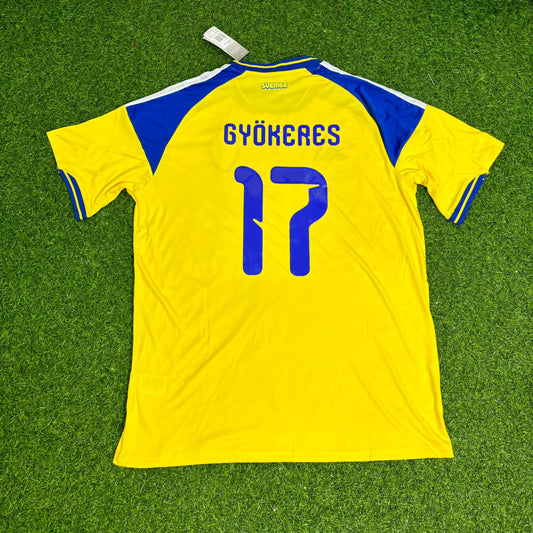 Sweden National Team World Cup 2026 Viktor Gyökeres Football Soccer Kit Jersey