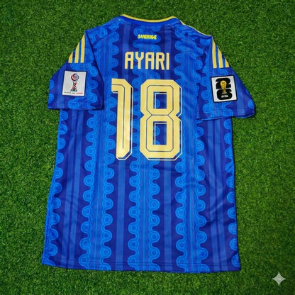 Sweden National Team World Cup 2026 Yasin Ayari Football Soccer Kit Jersey