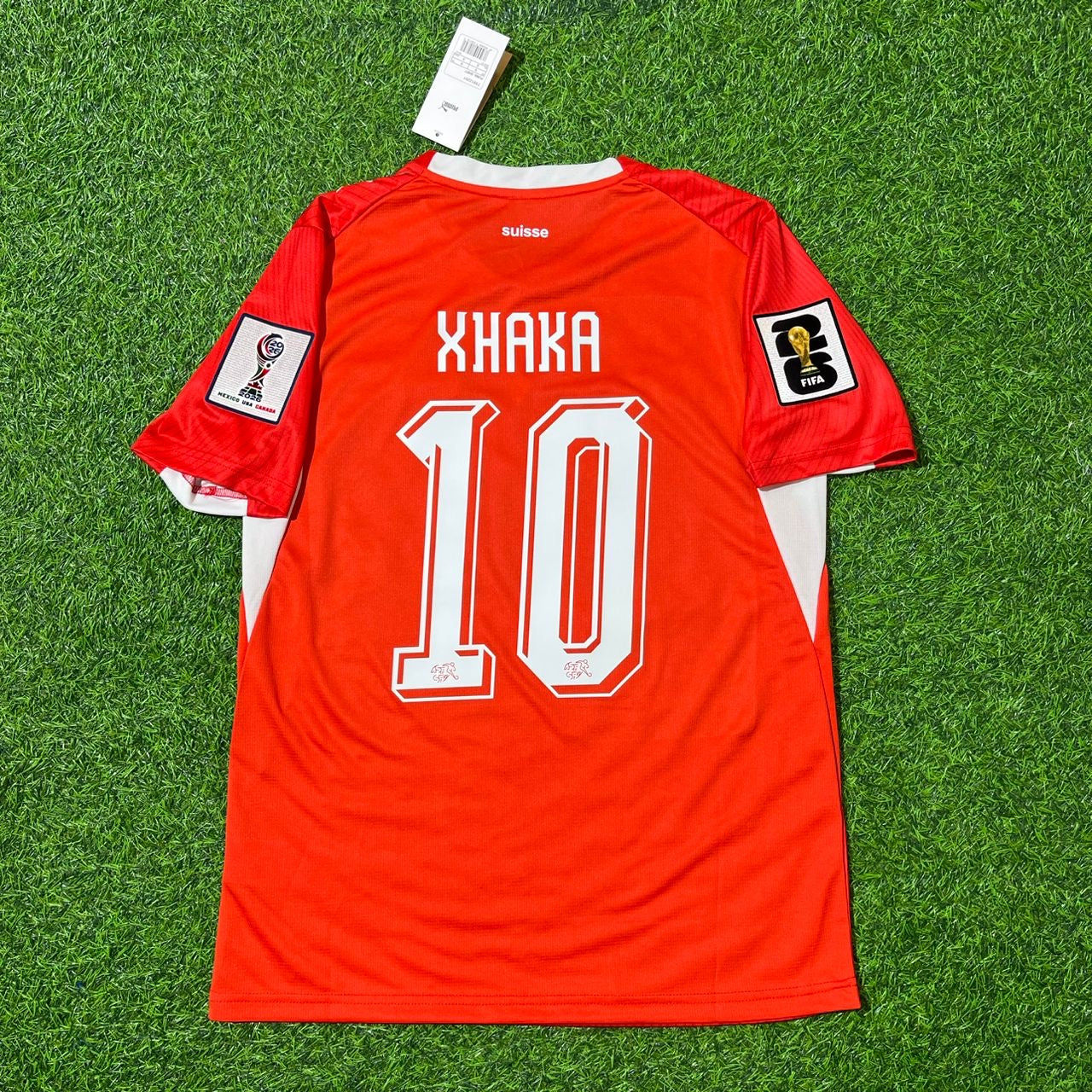 Switzerland National Team World Cup 2026 Granit Xhaka Football Soccer Kit Jersey