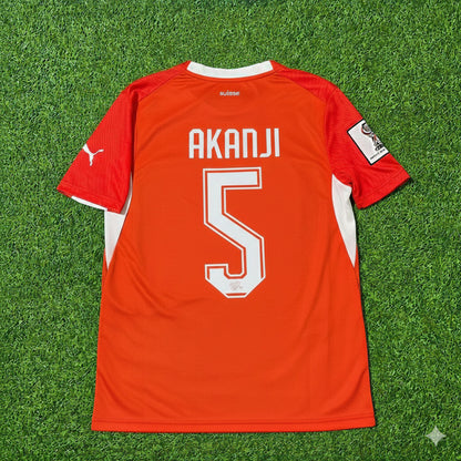 Switzerland National Team World Cup 2026 Manuel Akanji Football Soccer Kit Jersey