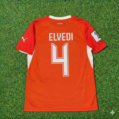 Switzerland National Team World Cup 2026 Nico Elvedi Football Soccer Kit Jersey